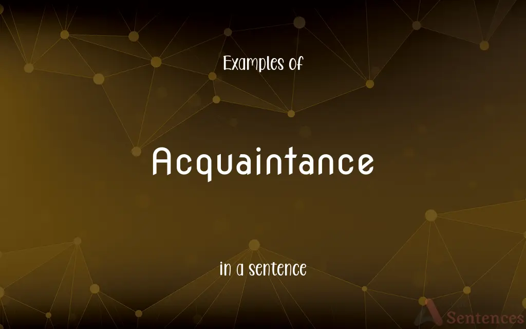 Acquaintance