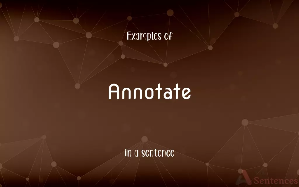 Annotate