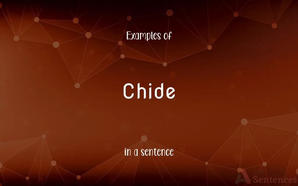 Chide