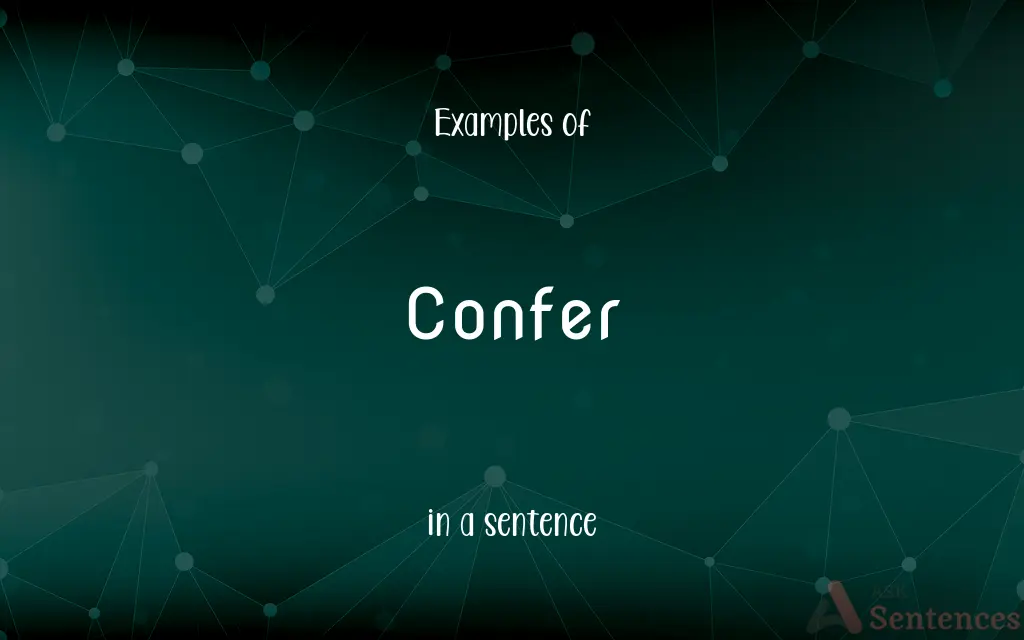 Confer