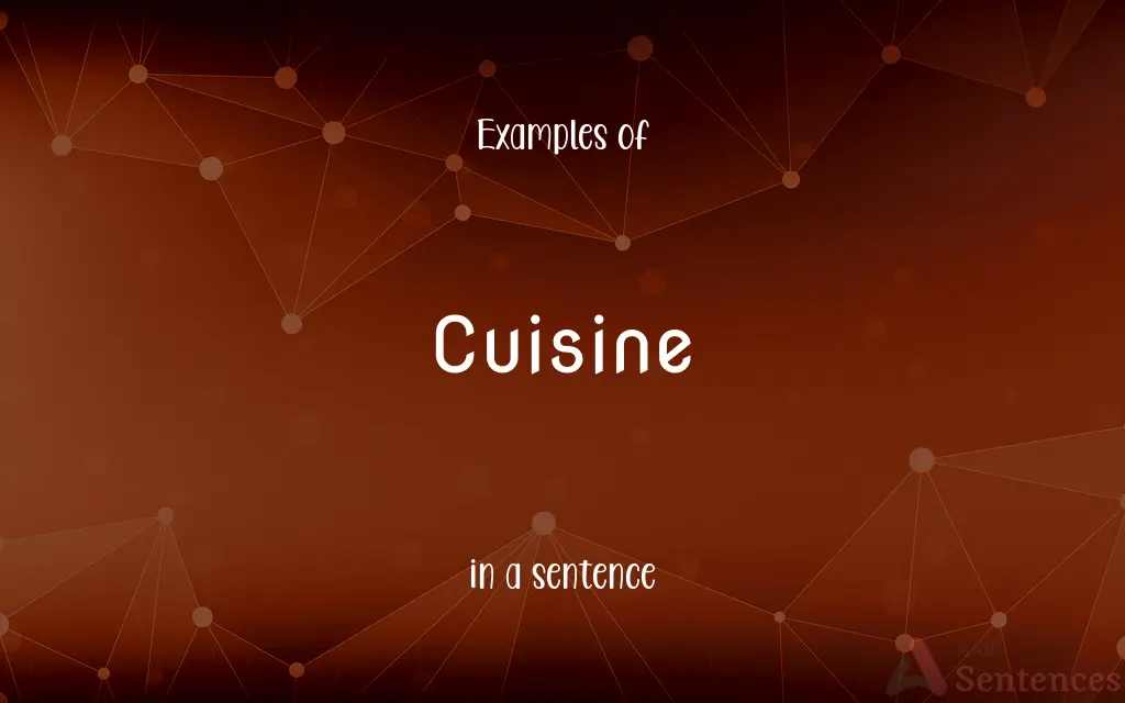 Cuisine