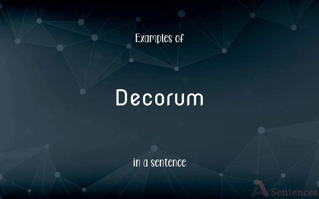 Decorum