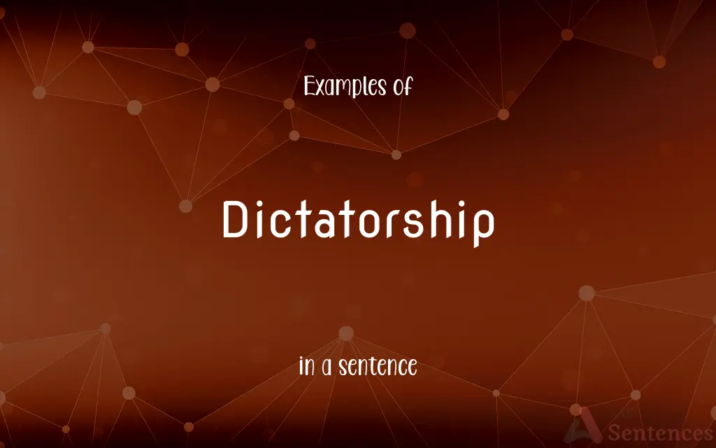 Dictatorship