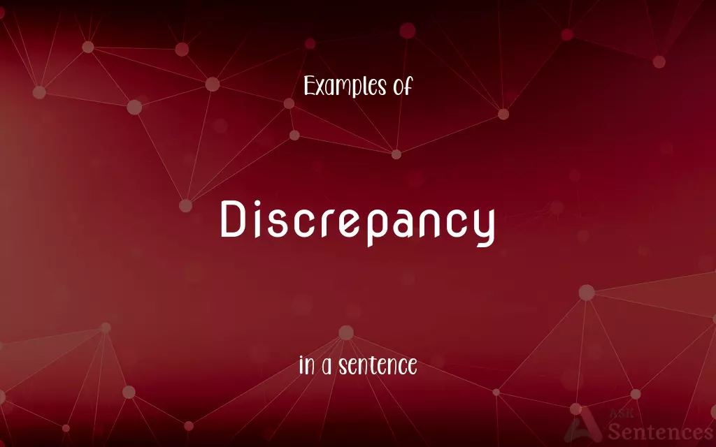 Discrepancy