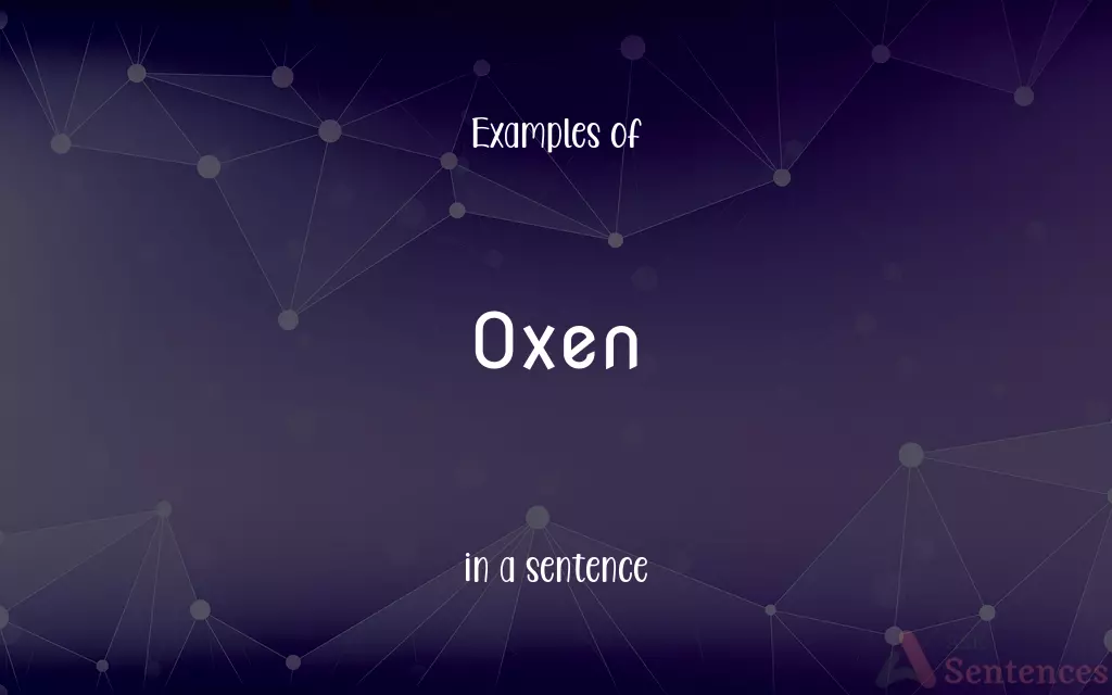 Oxen