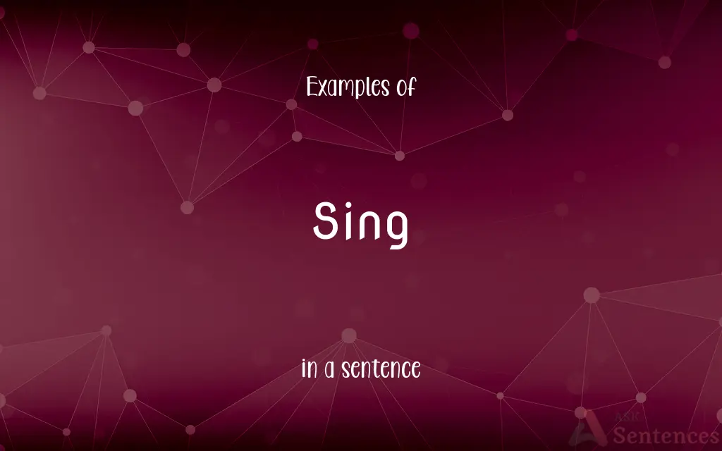 Sing