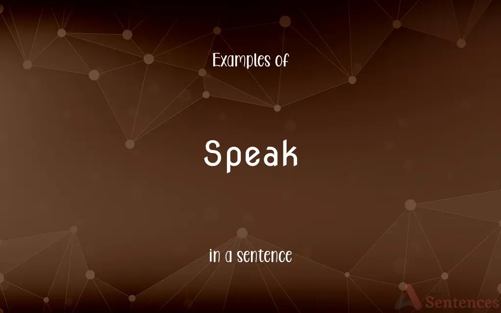 Speak