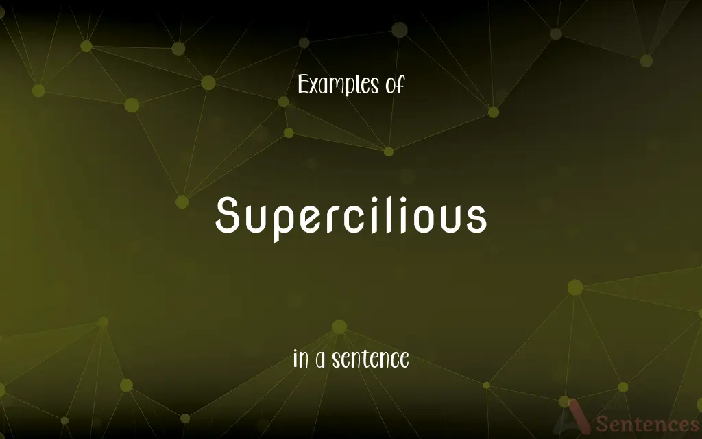 Supercilious